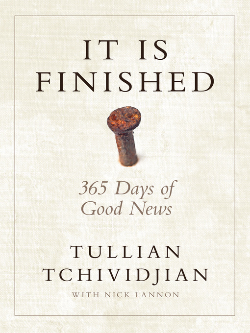 Title details for It Is Finished by Tullian Tchividjian - Available